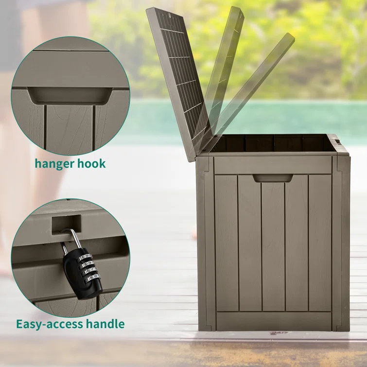 YITA 31.2 Gallon Water Resistant Deck Box