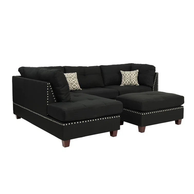 Milani 3 - Piece Upholstered Sectional