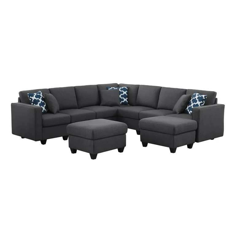 Aracena 9 - Piece Upholstered Sectional