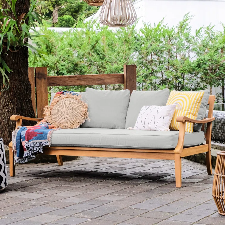 Arizona 4 - Piece Teak Outdoor Seating Group with Cushions