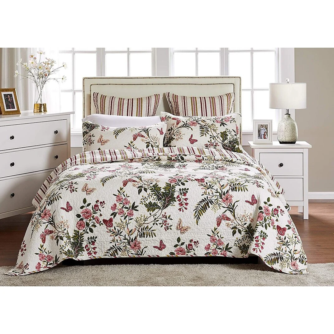 Marquis Butterflies Multi Color King Sham by Greenland Home Fashions