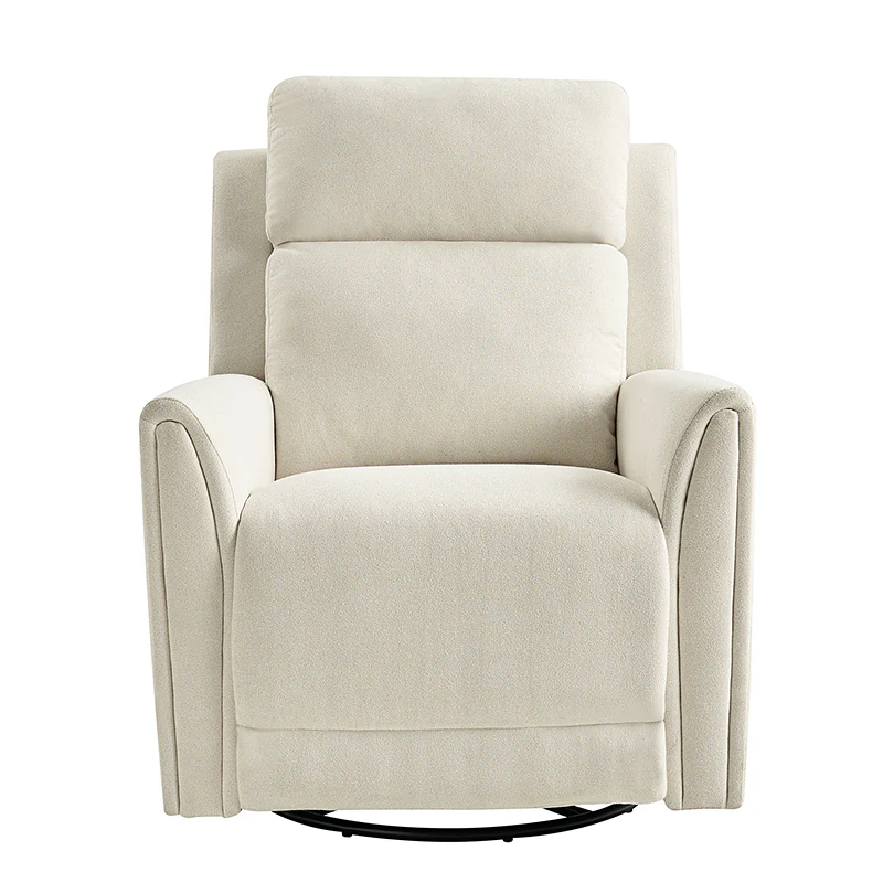 Alois Swivel And Rocker Power Recliner With USB,  Adjustable Headrest and One-Touch Reset