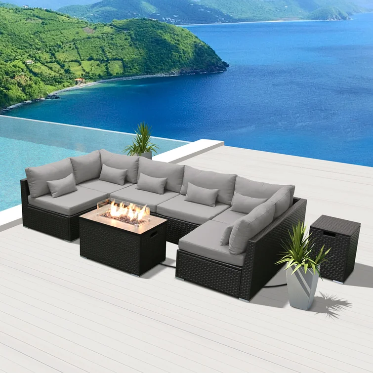 Marisa 6 - Person Outdoor Seating Group with Cushions