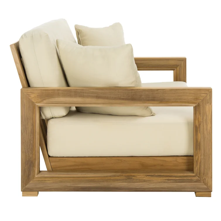 Melrose 5 - Piece Teak Sofa Seating Group with Cushions