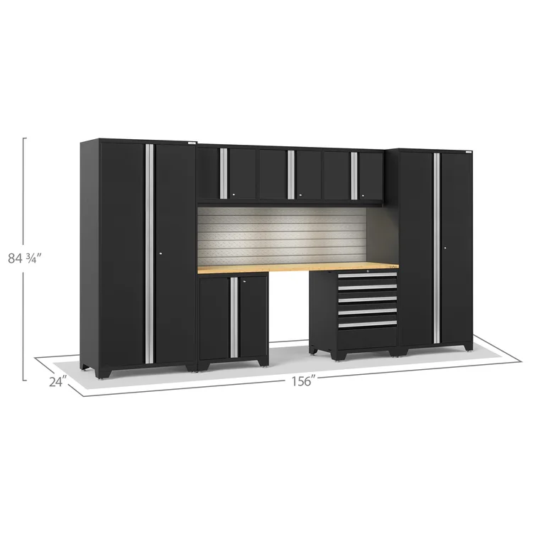 Pro Series 8 Piece Garage Storage Cabinet Set