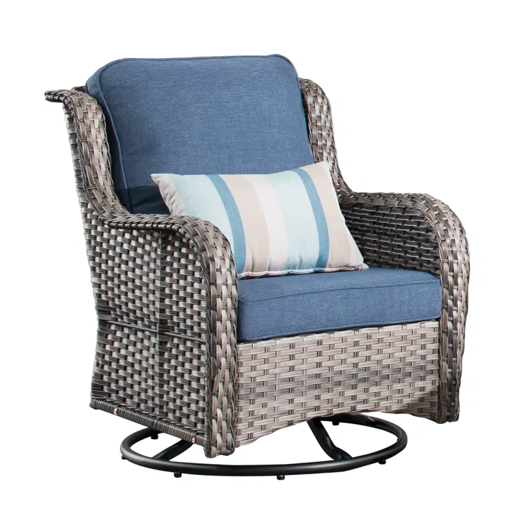 Tommy 6 Piece Wicker/Rattan Sofa Seating Group with Cushions