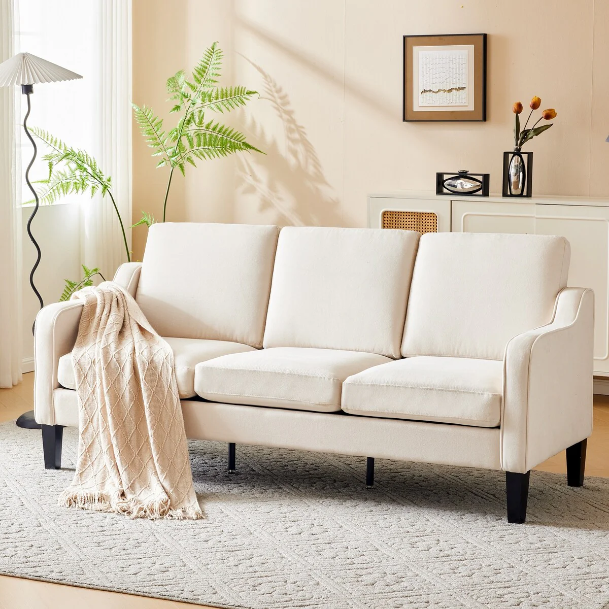 Erommy 3 Seat Sofa, 72