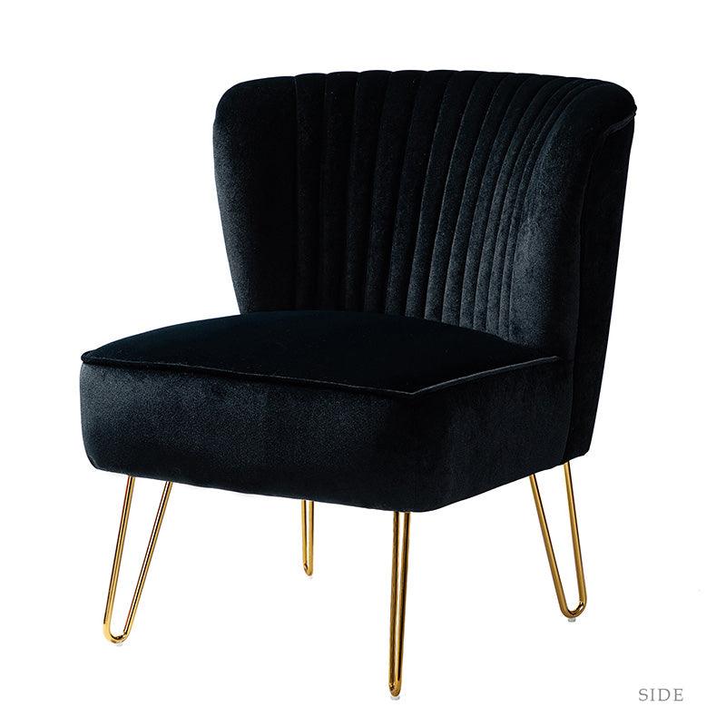 Ainhoa Velvet Tufted Back Side Chair