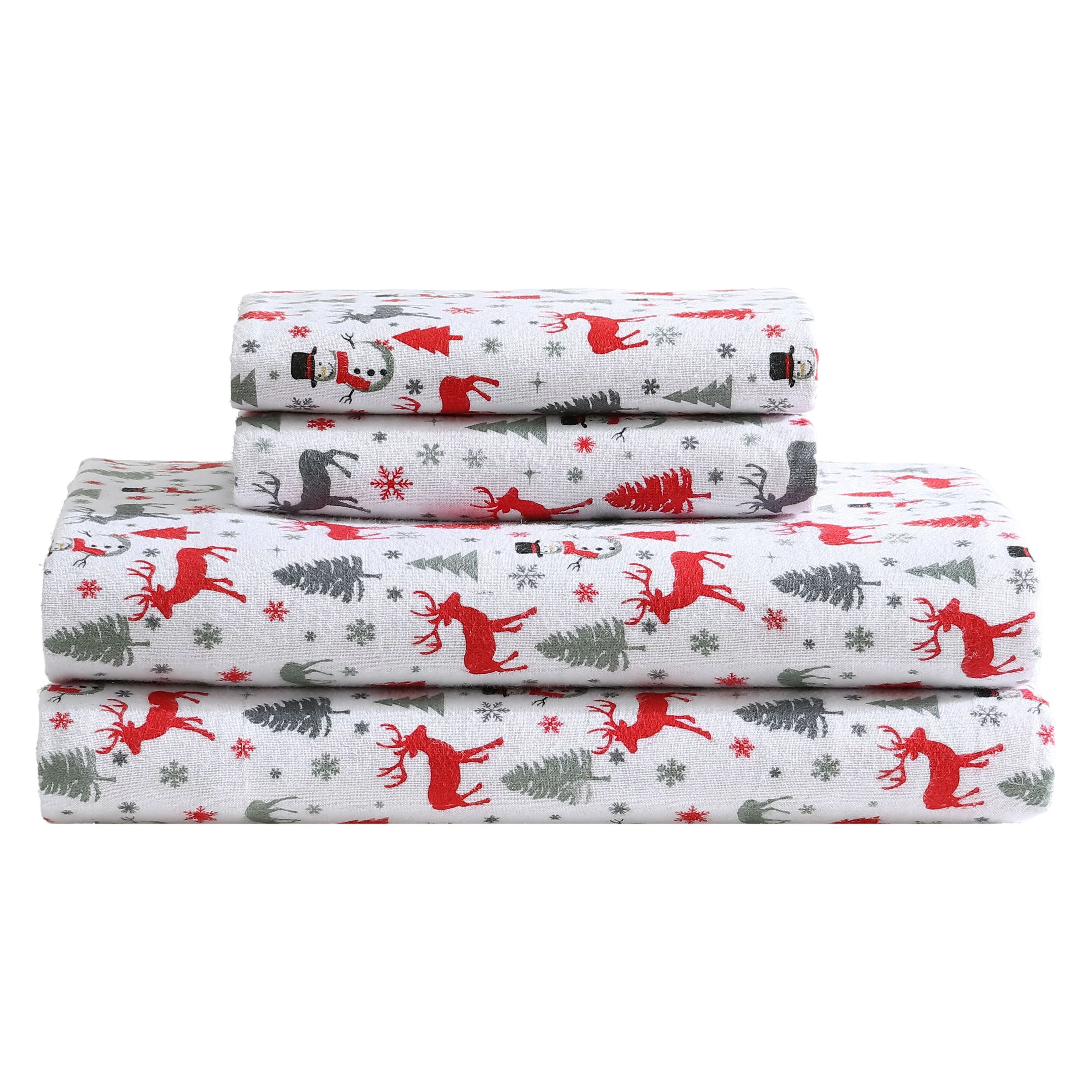 Holiday Flannel Sheet Set