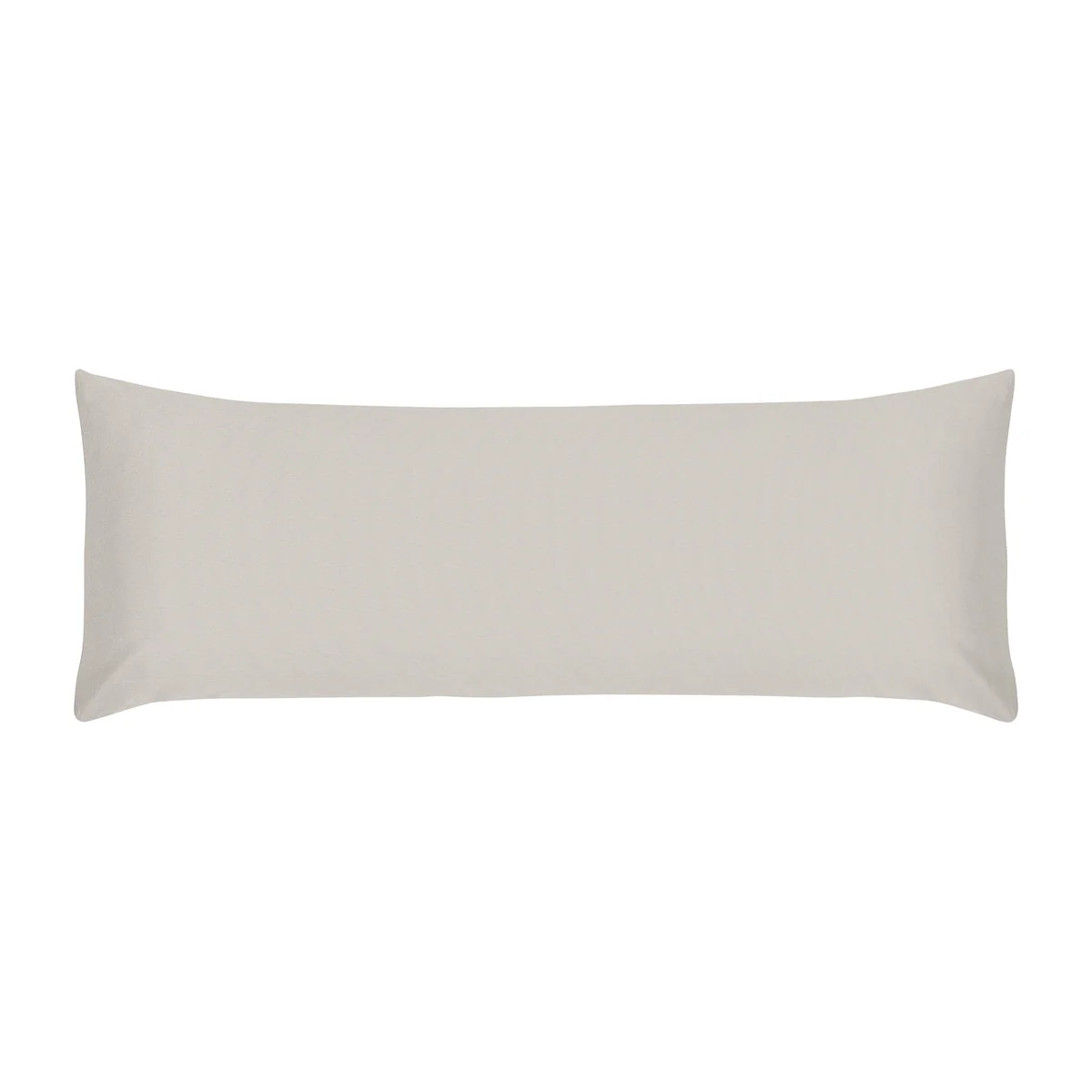 Boho Botanical Leaf Body Pillow Case (Pillow Not Included) Ivory Cream Beige Tan Taupe Linen Woodland Farmhouse Floral Bohemian