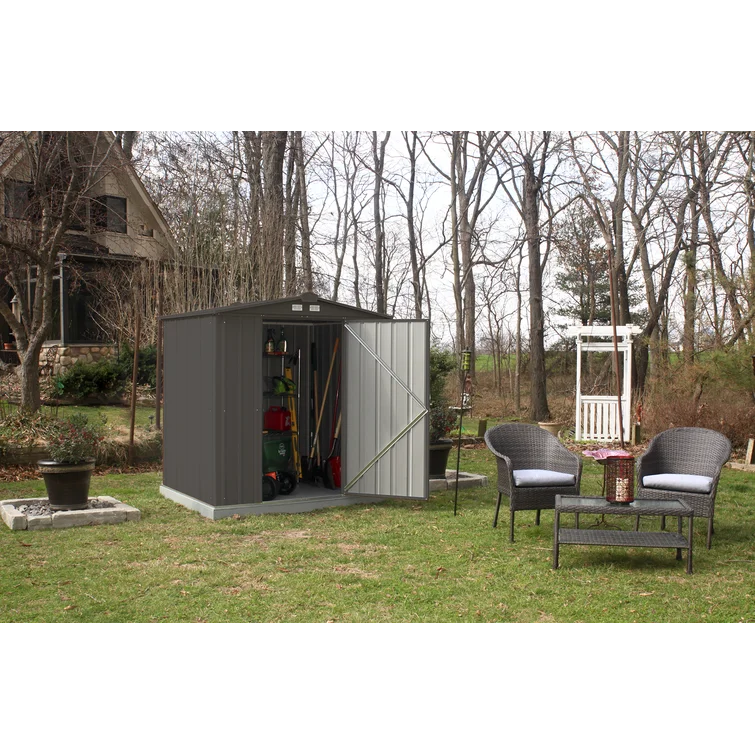EZEE Shed 6 ft. W x 5 ft. D Metal Storage Shed