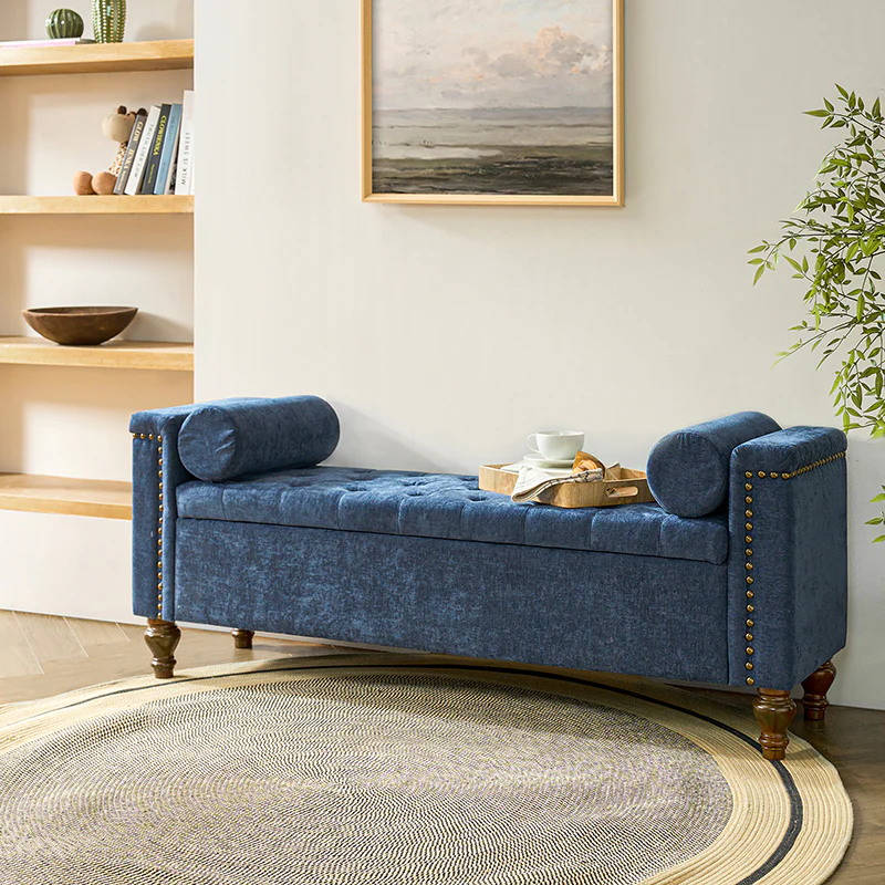 Rosana Storage Bench with Waterproof Fabric