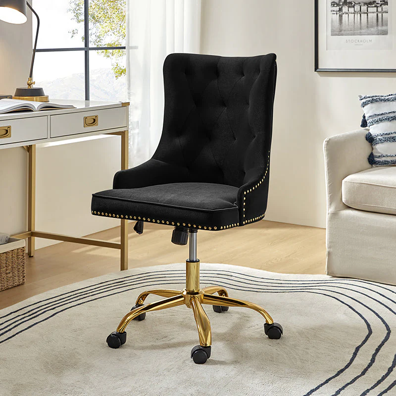 Adega Velvet Adjustable Office Chair