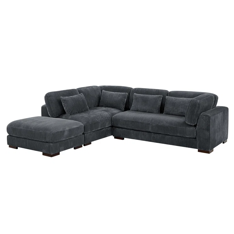 Beeston 3 - Piece Corduroy Sectional