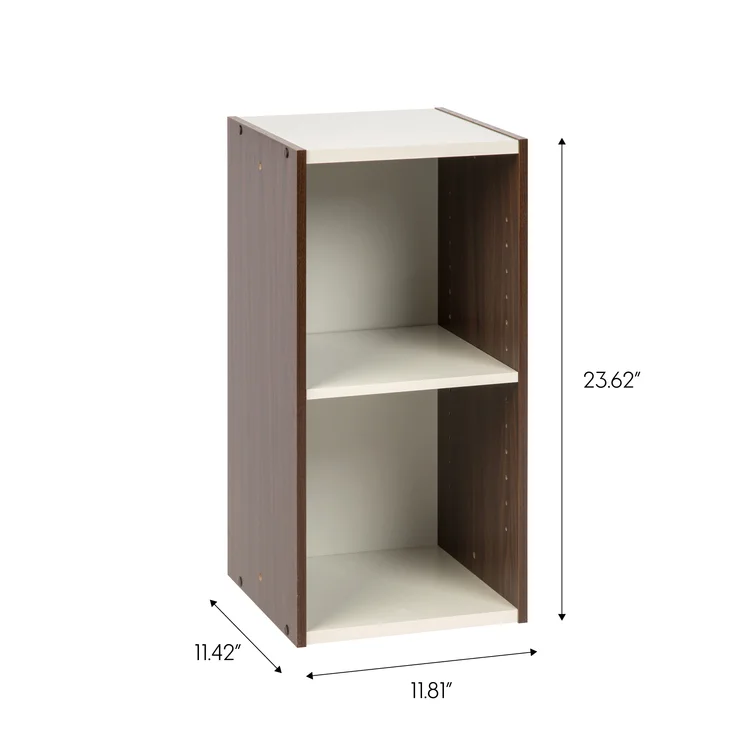 Manufactured Wood Height -Adjustable Shelving Unit
