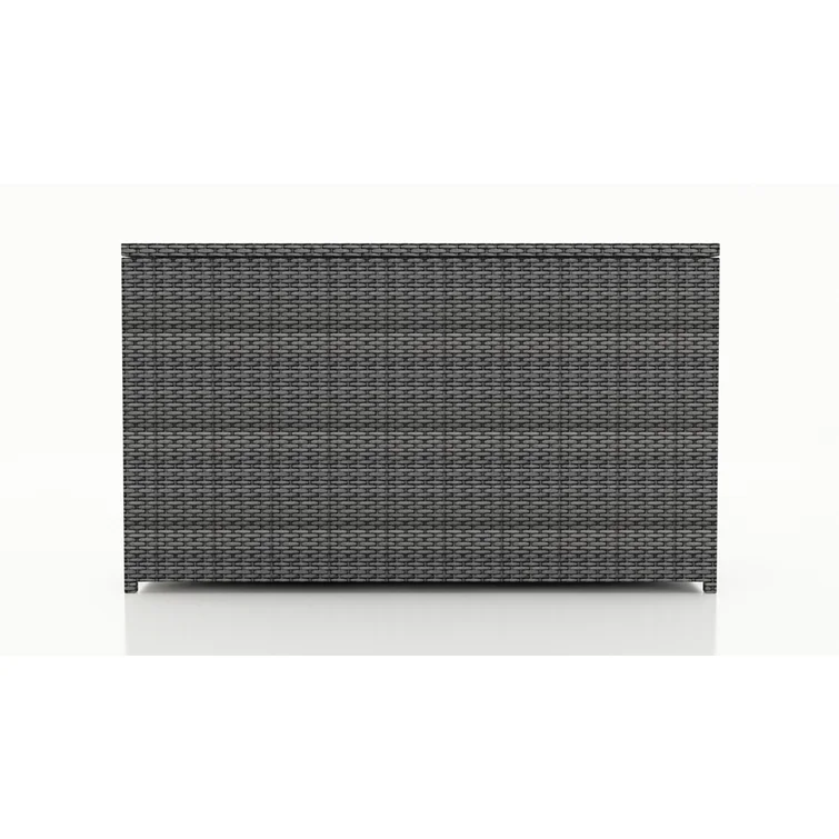 Wade Logan® Suffern 61.5'' W Water Resistant Deck Box in Textured Slate