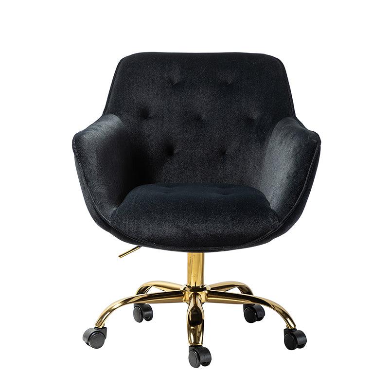 Jovida Velvet Tufted Office Chair