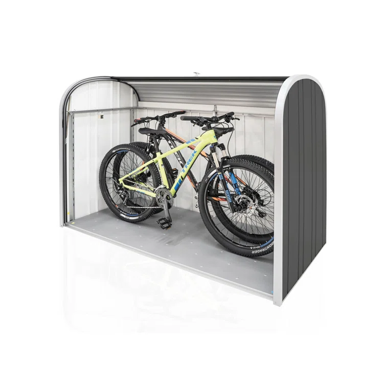 Biohort StoreMax 6 ft. W x 3 ft. D Metal Horizontal Bike Shed