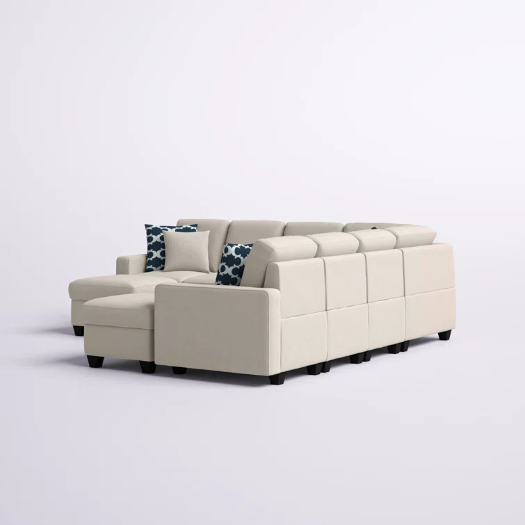 Aracena 9 - Piece Upholstered Sectional