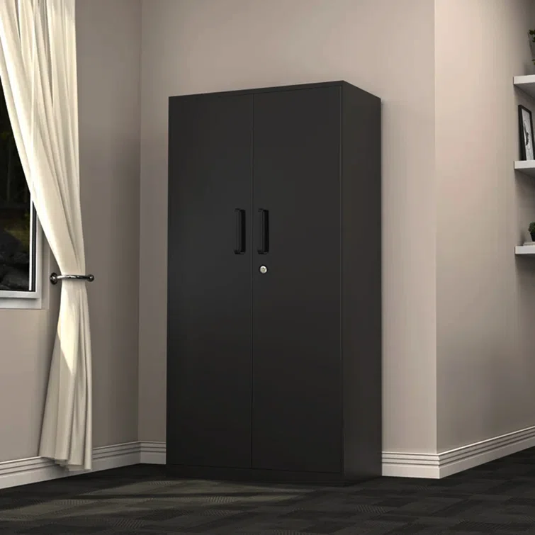 Delvale Steel Single Storage Cabinet ( 70.87'' H x 31.5'' W x 15.7'' D)