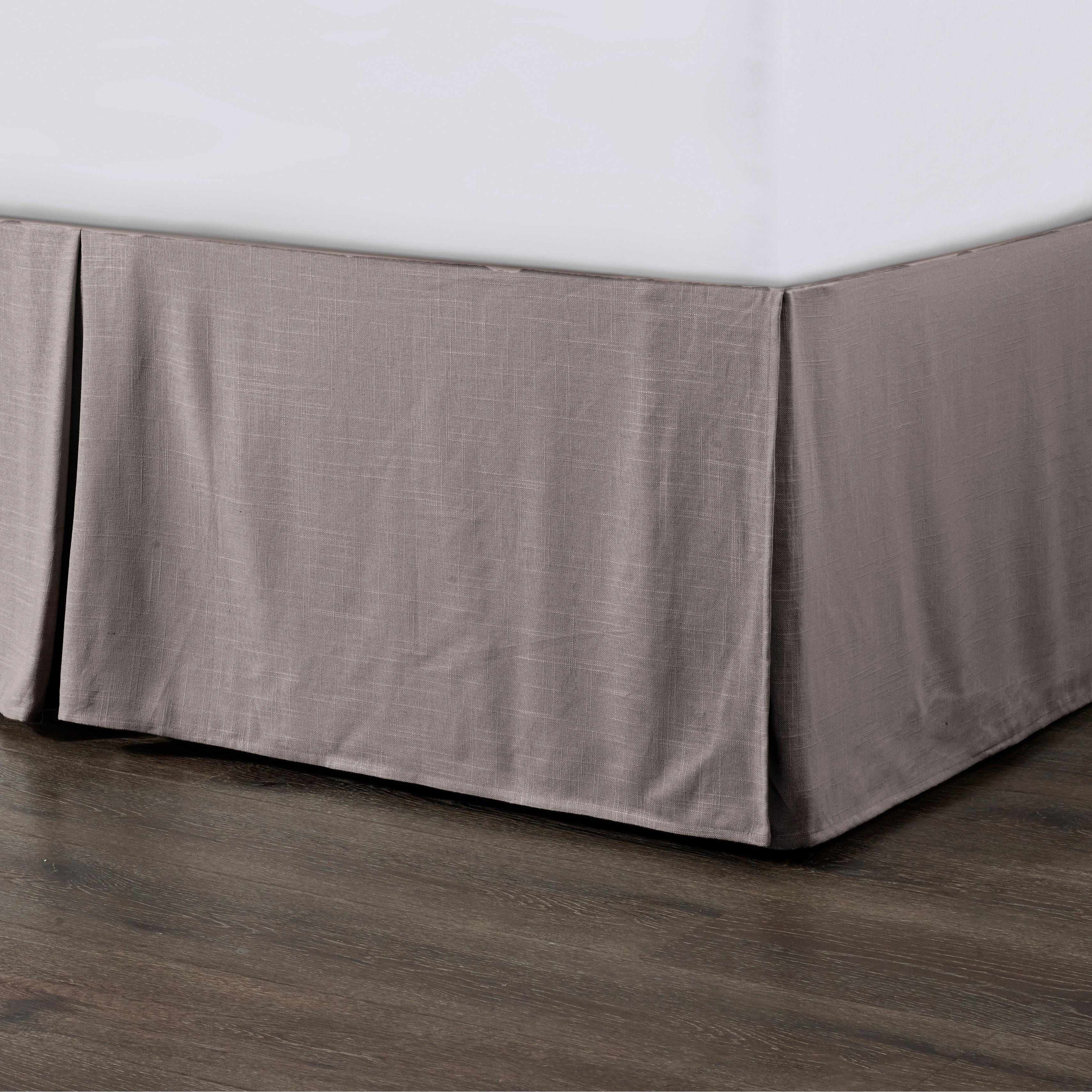 HiEnd Accents Hera Tailored Linen Bed Skirt