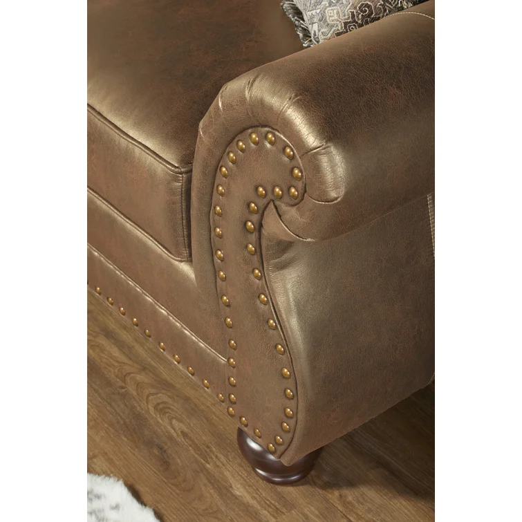 Claycomb 69'' Faux Leather Loveseat