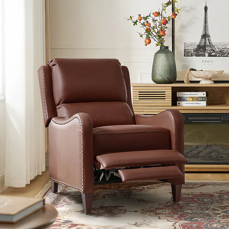 Deliat Genuine Leather Rocker Recliner
