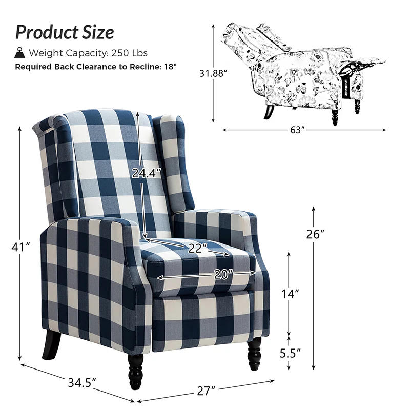 Lilith Upholstered Recliner