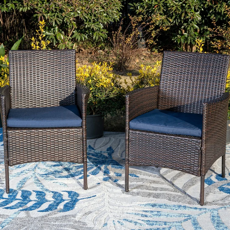 Alyah 4 - Person Square Outdoor Dining Set with Cushions