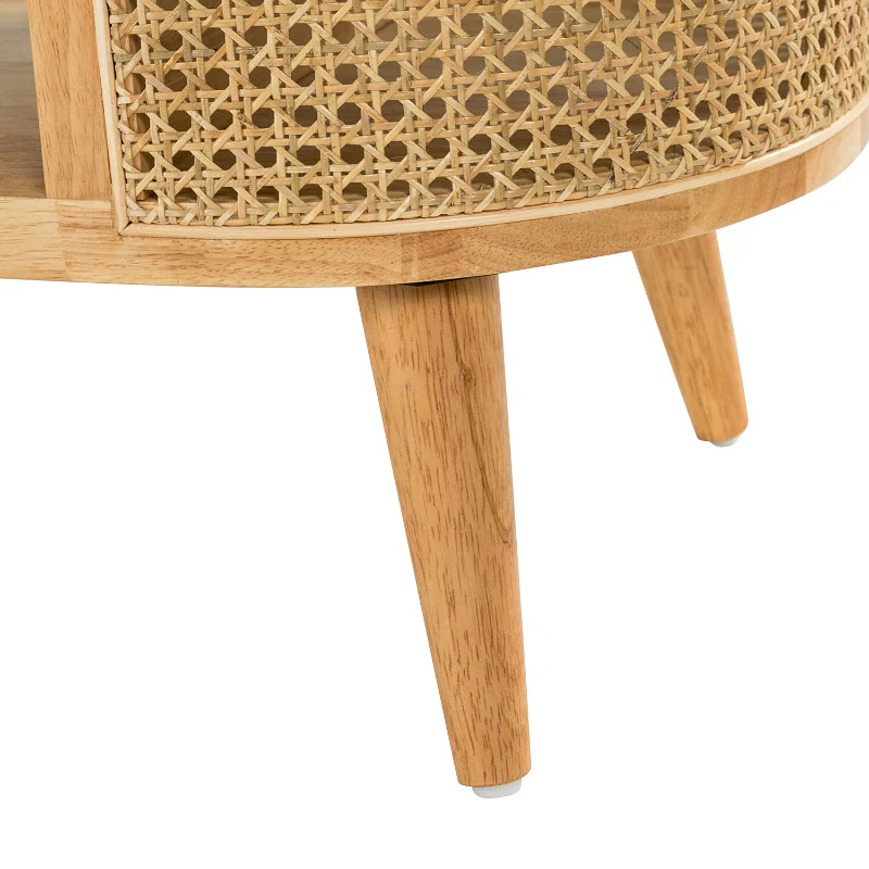 Myrna Cane Storage Bench
