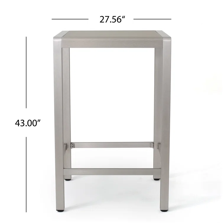 Caggiano 4 - Person Square Outdoor Dining Set