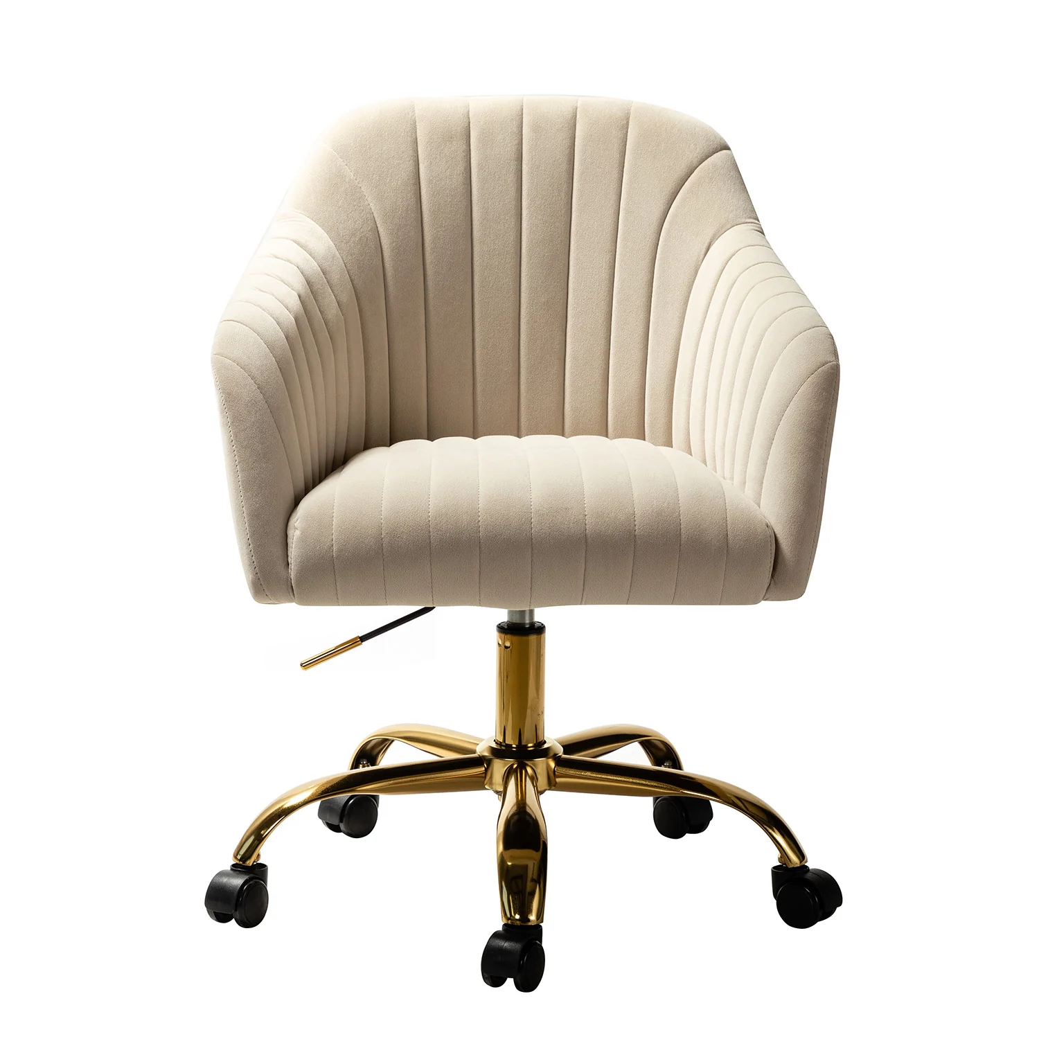 Bright Velvet Office Chair