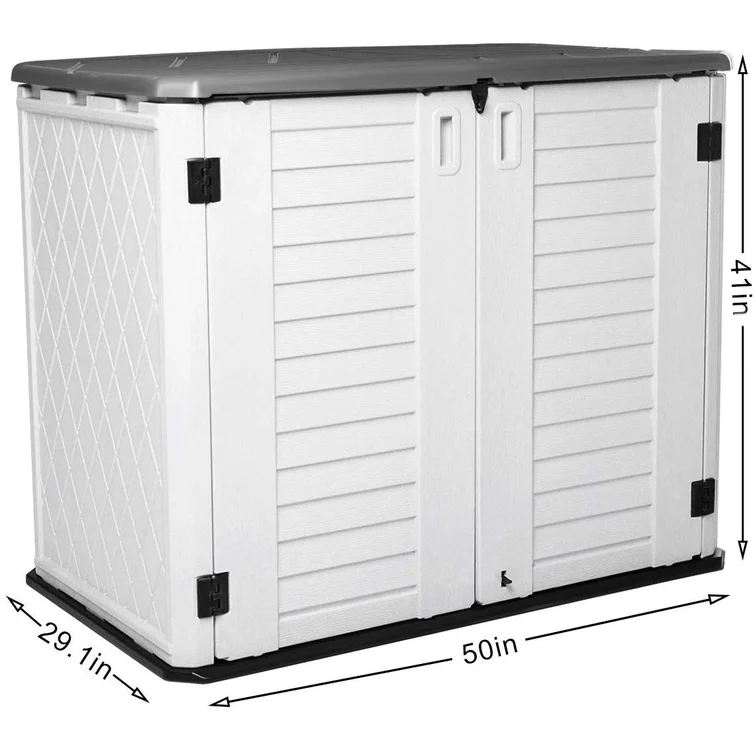 3 ft. 5 in. W x 2 ft. 5 in. D Plastic Horizontal Storage Shed