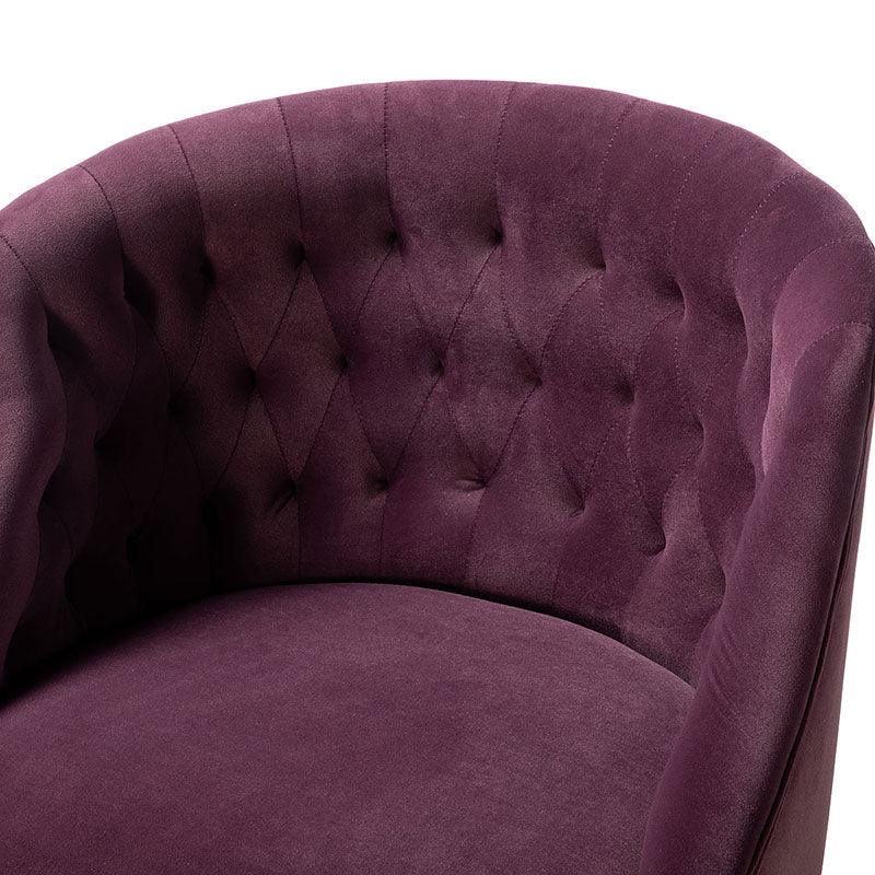 Penelope Velvet Tufted Office Chair