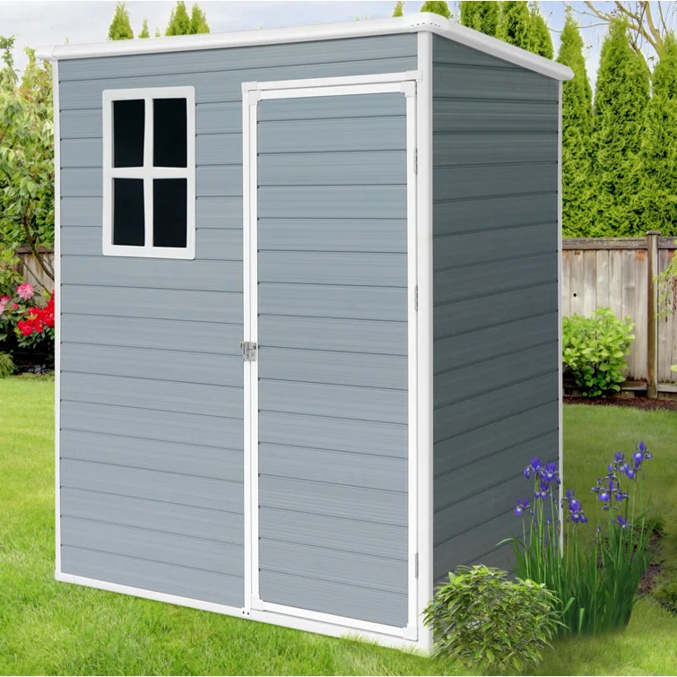 5x3ft Resin Outdoor Storage Shed