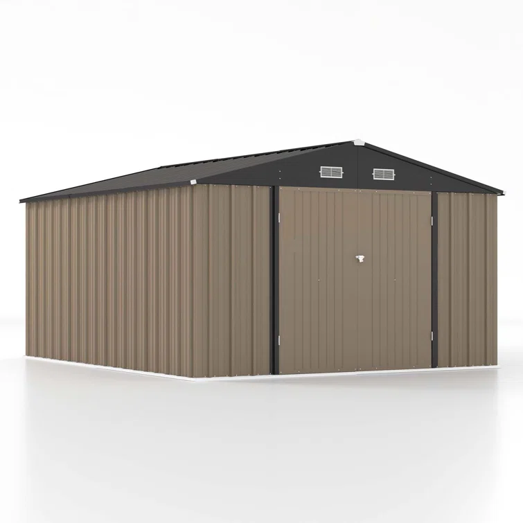 10 ft. W x 12 ft. D Outdoor Metal Storage Shed