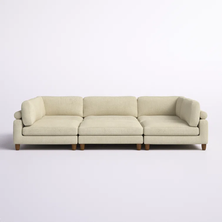 Espinosa 6 - Piece Corduroy Sectional
