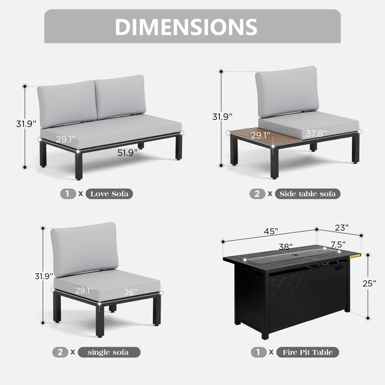 Bavan Sectional Seating Group with Cushions
