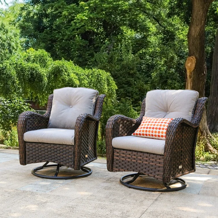 Guo 7 - Person Outdoor Seating Group with Cushions<!-- --> <!-- -->(Set of 5)