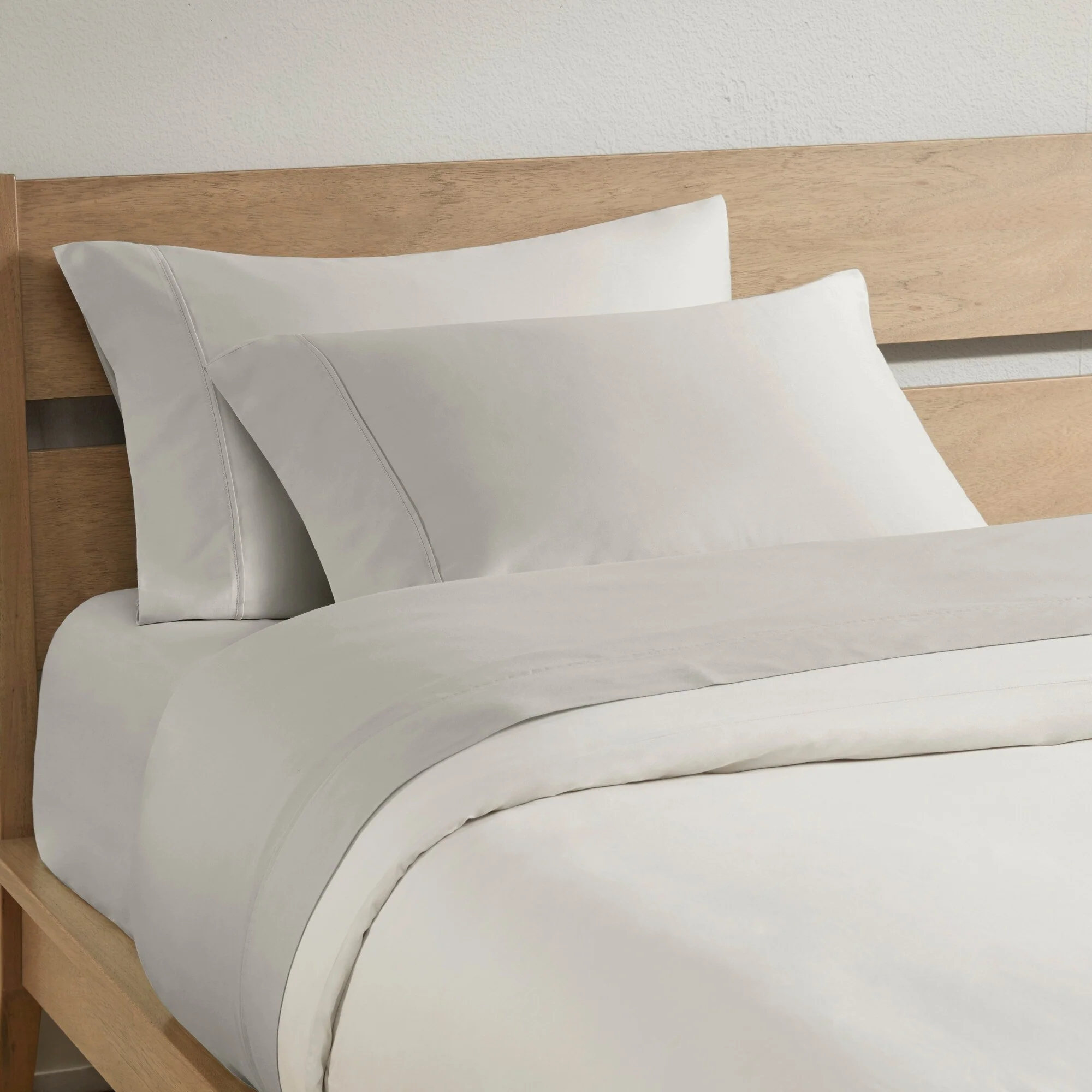 Clean Spaces 300TC 2PK BCI Cotton Pillowcase