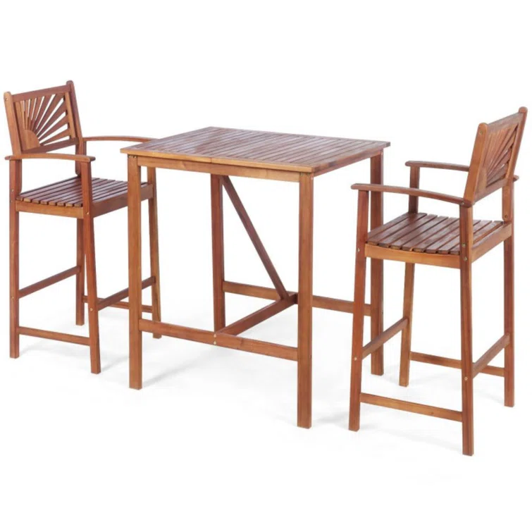 Payee 2 - Person Rectangular Outdoor Dining Set