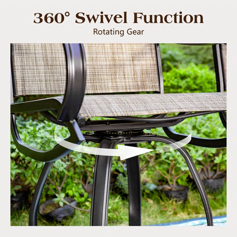 Alyne 4 - Person Square Outdoor Dining Set