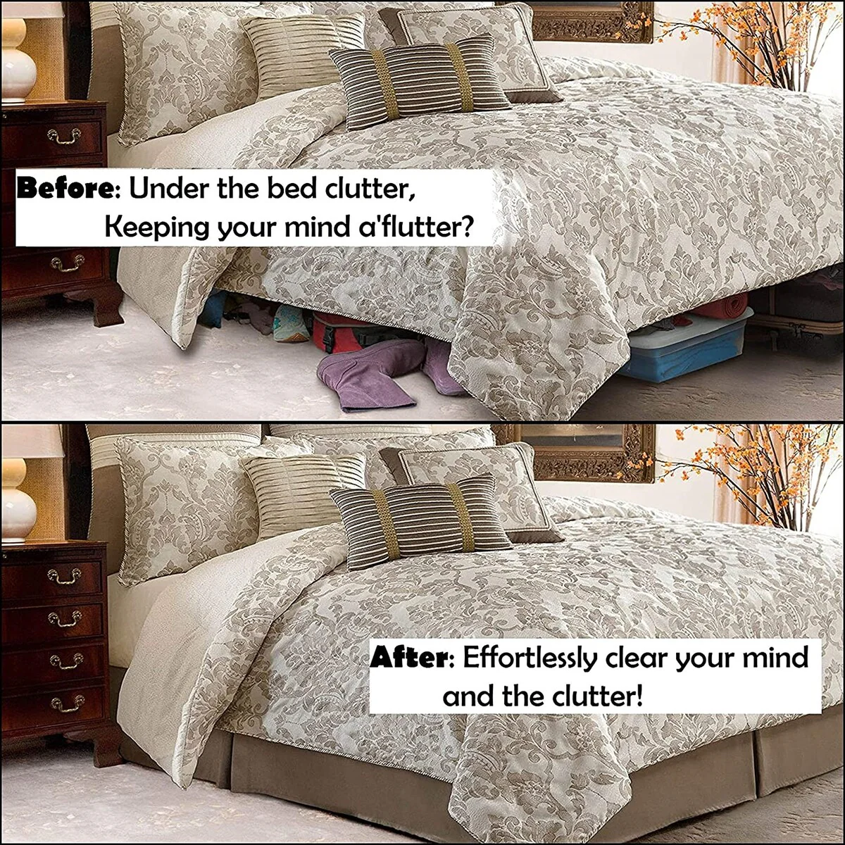 Tailored Bedskirt with Split Corners -18 inch Drop, Aqua, Full