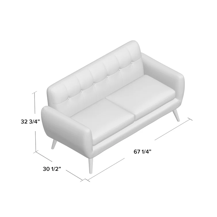 Mirsade 67.25'' Upholstered Loveseat