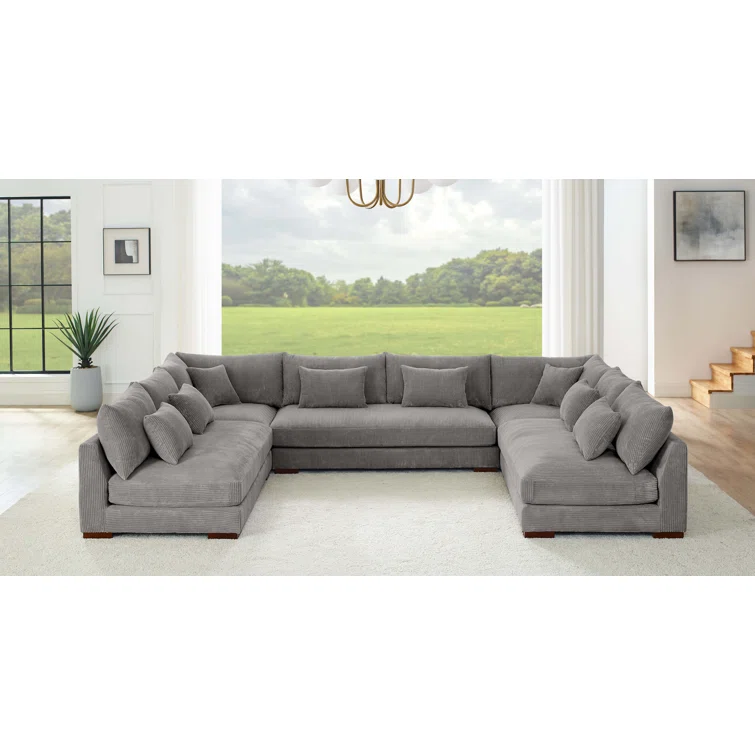 Caoimh 5 - Piece Corduroy Sectional