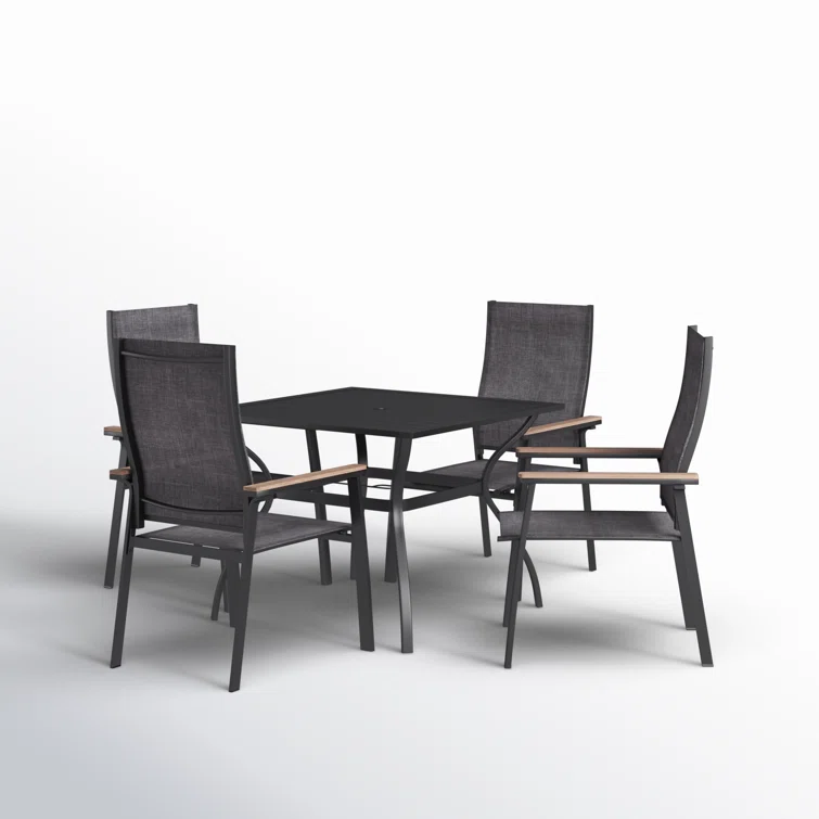 Alyah 4 - Person Square Outdoor Dining Set