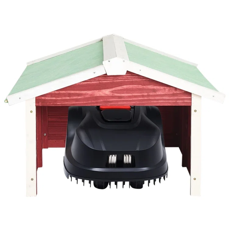 VidaXL Lawnmower Shed Automower Cover Patio Robot Mower Shelter Solid Firwood