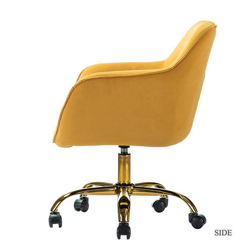 Jovida Velvet Tufted Office Chair