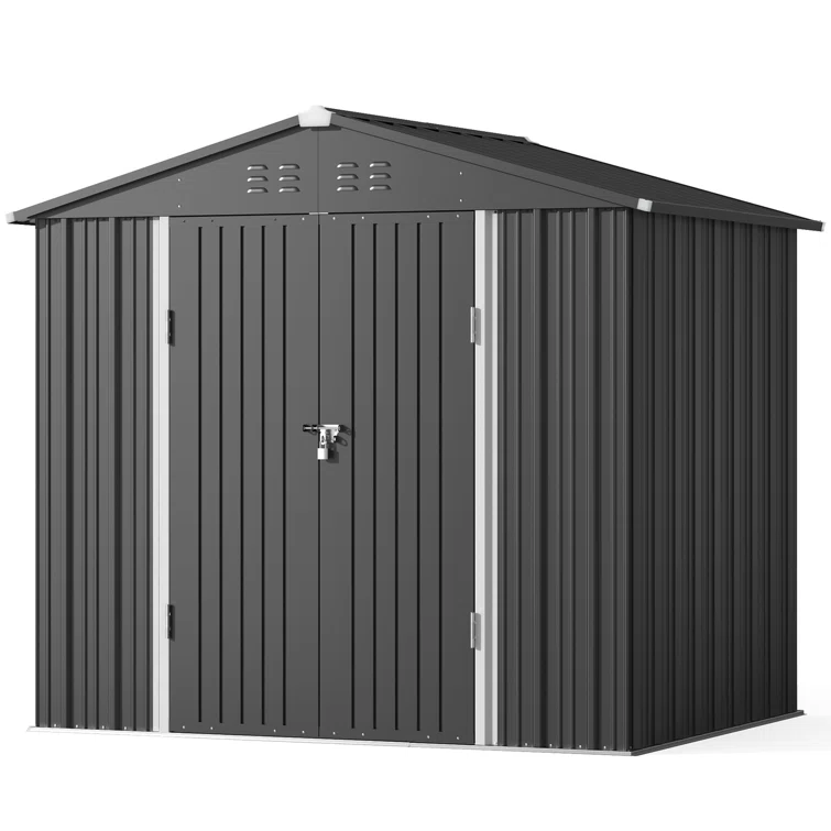 8 ft. W x 6 ft. D Outdoor Storage Shed