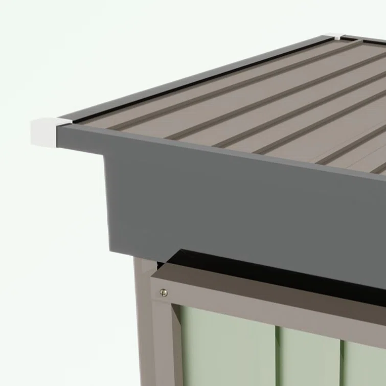 5 ft. W x 3 ft. D Metal Vertical Tool Shed
